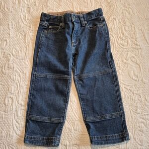 Duluth Trading Co boys size 3T Flex Ballroom jeans, stretch, double knee VGUC